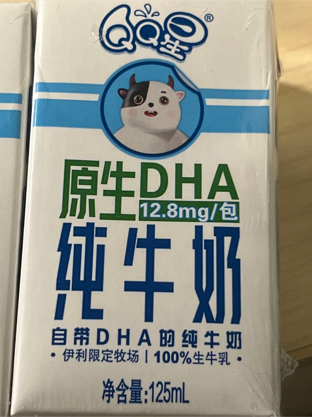 伊利 QQ星DHA纯牛奶