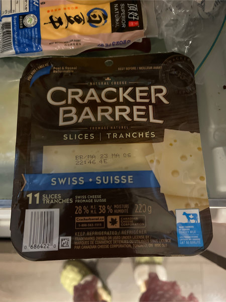 Cracker <em>Barrel</em> Swiss Cheese