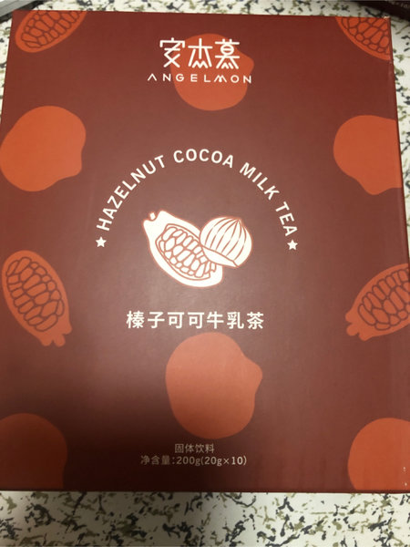 安杰慕 榛子可可牛乳茶