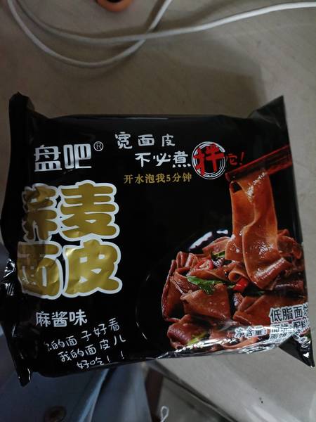 盘吧 荞麦面皮(麻酱味)105克