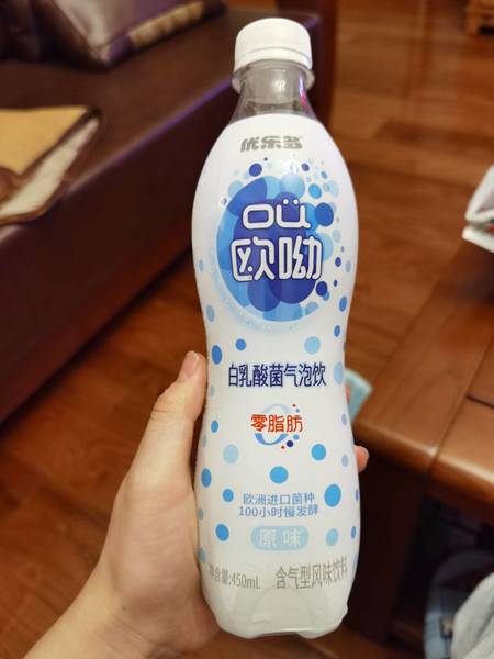 优乐多 欧呦白乳酸菌气泡饮(原味含气型风味饮料)