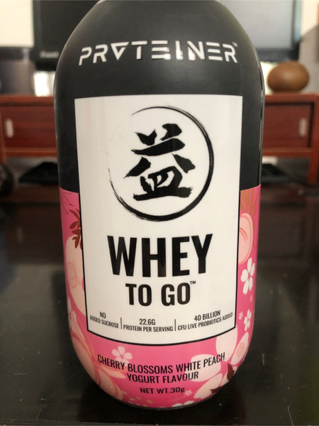 蛋白主义 益 WHEY TO GO摇摇乳清蛋白粉(<em>樱花</em><em>白桃</em><em>酸奶</em><em>风味</em>)