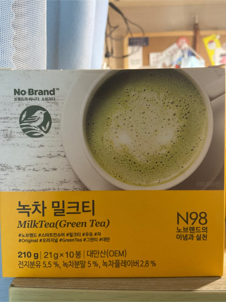 NO BRAND 绿茶味奶茶