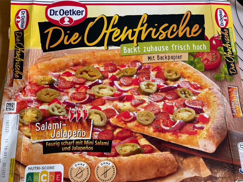 DR.OETKER 辣芝士火腿披萨