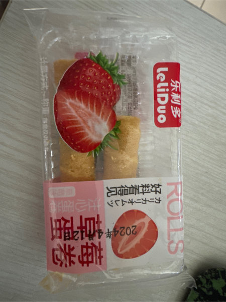 乐利多 草莓蛋卷【草莓味】