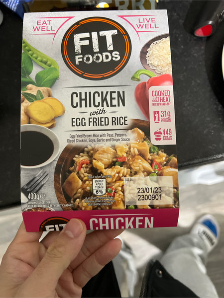 <em>Fit</em> Goods ChickenwithEggFriedRice