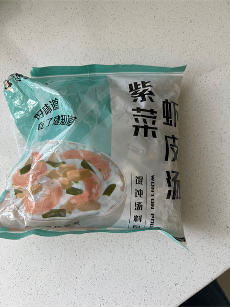 馋典贝 紫草虾皮汤