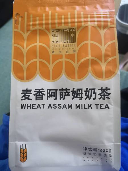 茜卡庄园 麦香阿萨姆奶茶220克装