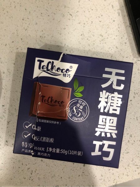 TeChoco 特巧 85%无糖黑巧克力