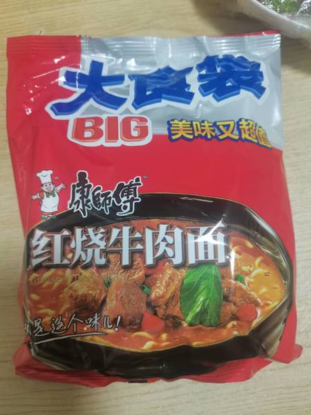 康师傅 红烧牛肉BIG袋五包入