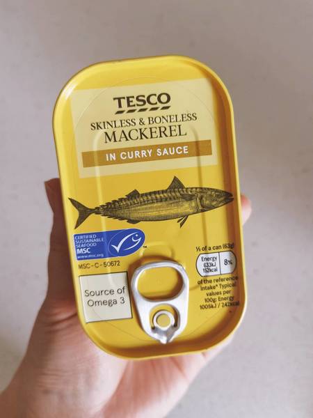 Tesco currysaucemackerel