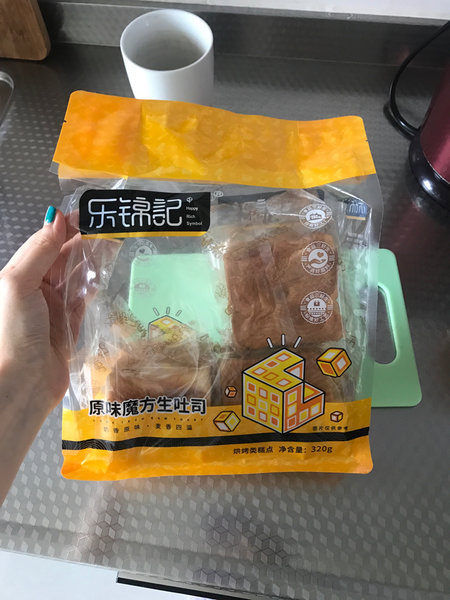 乐锦记 原味魔方生吐司320g