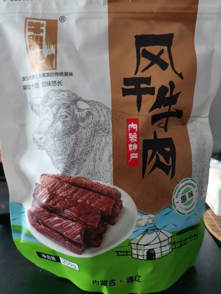 牛盟记 风干牛肉  原味