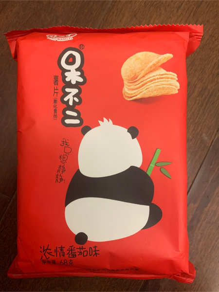 小王子 呆不二油炸小薯片24*68g浓情番茄味