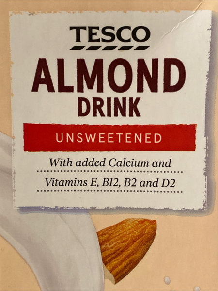 Tesco almonddrink