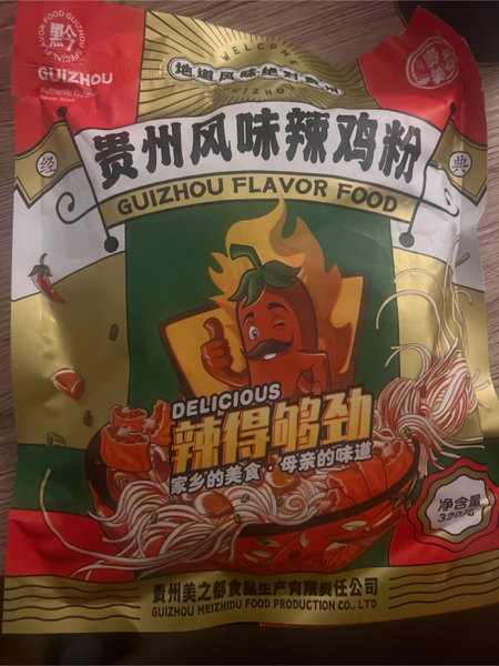 贵美之都 、贵州风味辣鸡粉、净含量340g