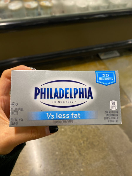 Philadelphia CreamCheese1/3LessFat