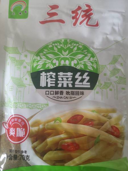 三统 榨菜丝102克