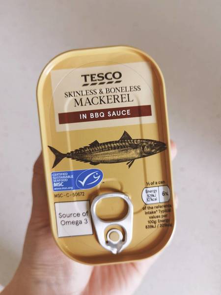 Tesco mackerelinbbqsauce