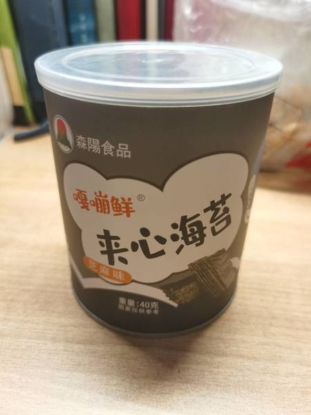 森阳食品 嘎嘣鲜40g罐装夹心海苔