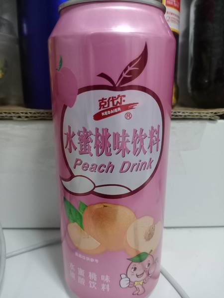 克代尔 蜜桃味汽水    500ml/罐