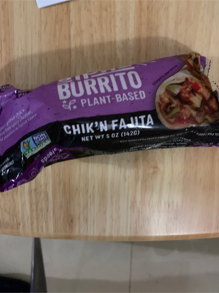 Alpha Foods TheAlphaBurrito-Chick’nFajlta