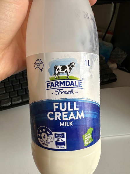 Farmdale(<em>ALDI</em><em>超市</em><em>自产</em>) Farmdale(<em>ALDI</em><em>超市</em><em>自产</em>) Farmdale(<em>ALDI</em><em>超市</em><em>自产</em>)牛奶【全脂】