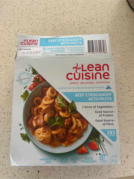 lean cuisine 牛肉面