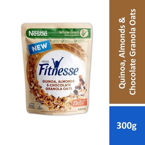 雀巢 Fitnesse Quinoa Almonds & Chocolate Granola Oats