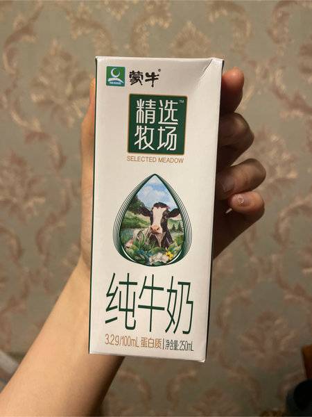 精选牧场 蒙牛纯牛奶