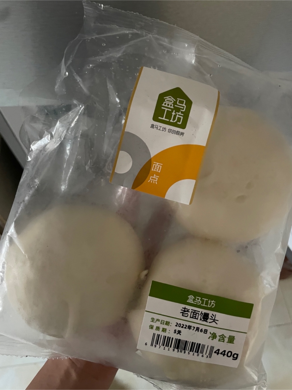 美佶美乐 老面馒头110g