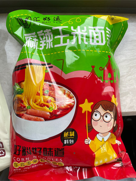 汇好运 麻辣玉米面条290g