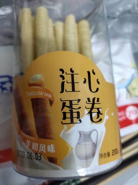 谷味谷香 注心蛋卷牛奶味