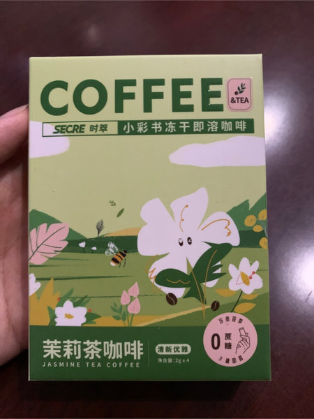 时萃 SecreCoffee 小彩书<em>冻干</em><em>即溶</em><em>咖啡</em>(茉莉茶风味迷你<em>装</em>)