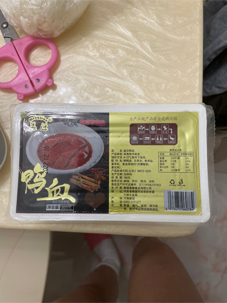 孟迁 鸭血300g