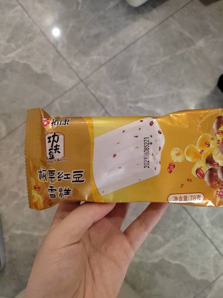 功夫豆 板栗红豆雪糕