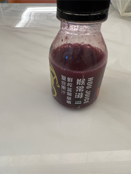 猴果滋 NFC鲜榨蓝莓草莓复合果汁(180ML)