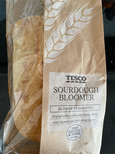 Tesco sourdoughbloomer