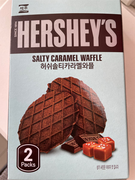 Hershey‘s 巧克力焦糖味瓦夫饼干