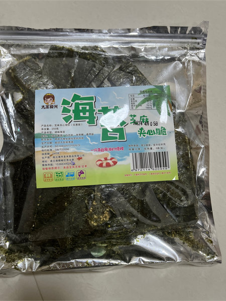 大圣食光 250g芝麻海苔夹心脆