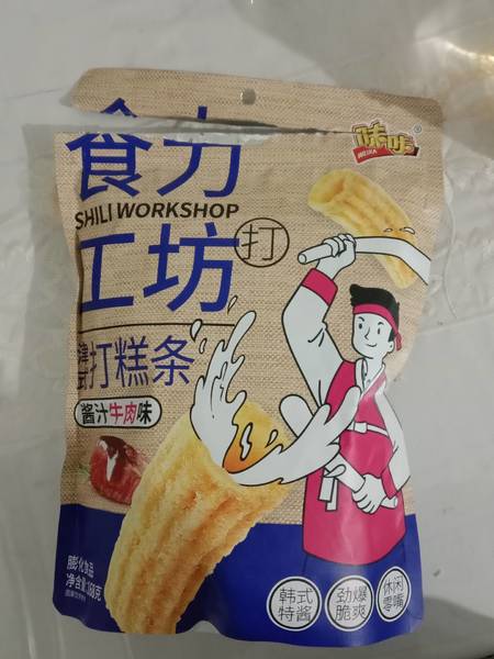 味咔 食力工坊-津式打糕条(酱汁牛肉味)