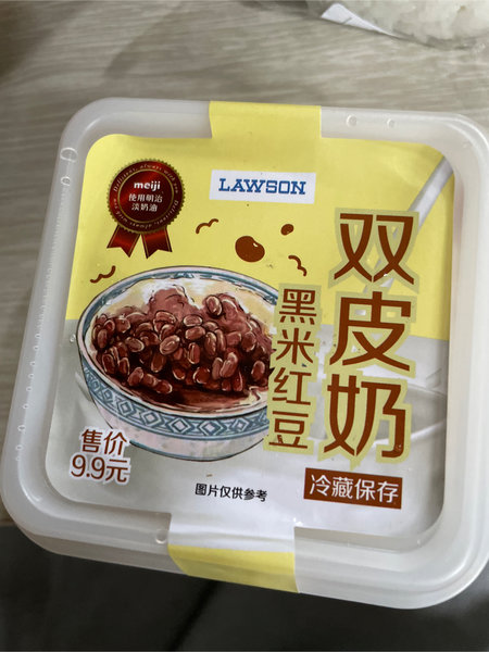 罗森 /LAWSON黑米红豆双皮奶