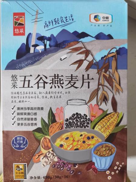 悠采 五谷燕麦片480g