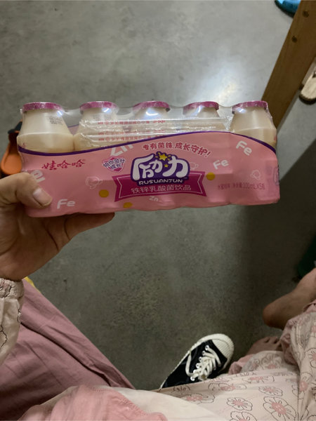 娃哈哈励力 铁锌乳酸菌饮品 (水蜜桃味)