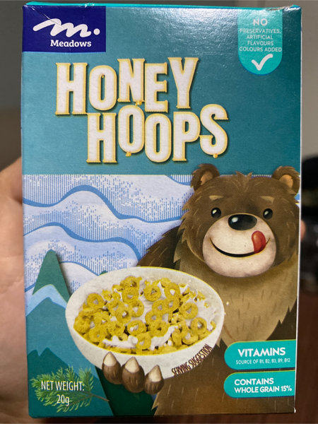 Meadows Toastedcerealhoopswithhoney