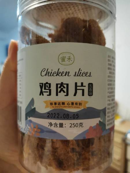 蜜禾 鸡肉片五香250g/罐