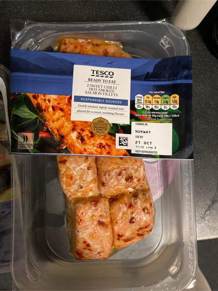 Tesco 甜辣烟熏三文鱼