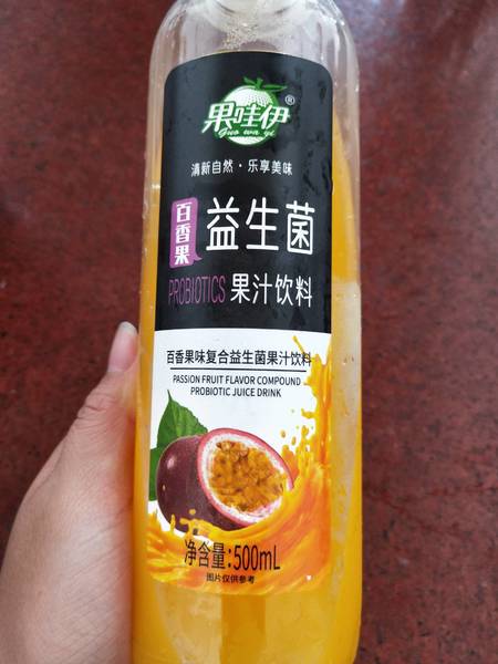 果哇伊 百香果味复合益生菌果汁饮料(灭菌型)