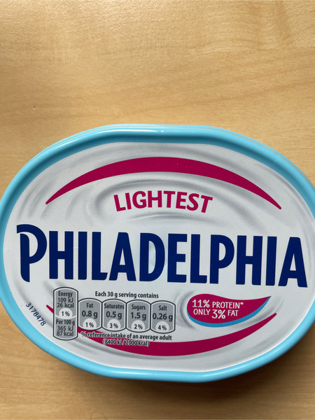 Philadelphia lightest奶酪