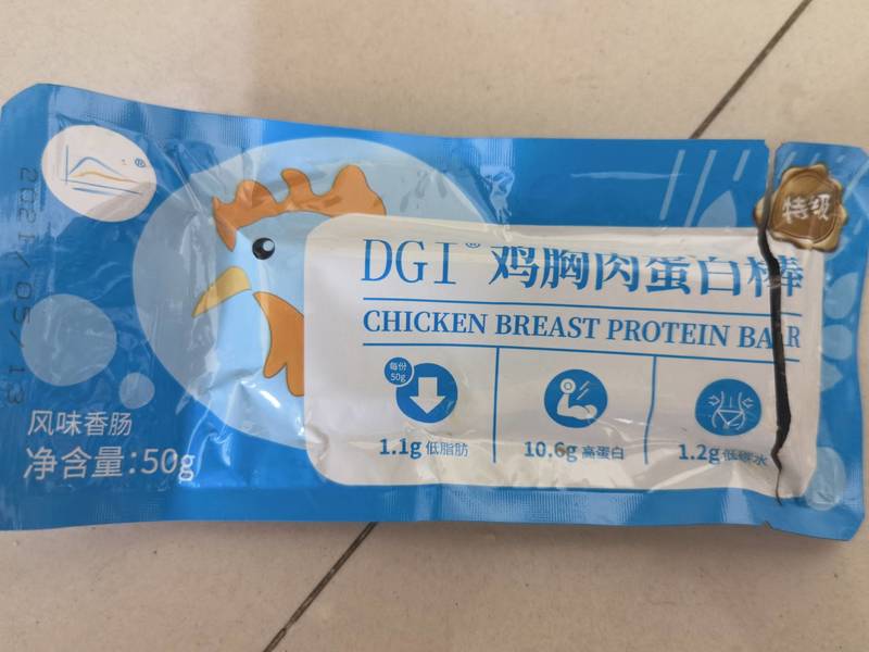 DGI 鸡胸肉蛋白棒(风味香肠)